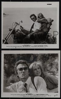 6p1468 GAUNTLET 8 8x10 stills 1977 star & director Clint Eastwood, Sondra Locke!