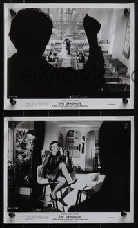 6p1430 GRADUATE 43 8x10 stills 1967 great images of Anne Bancroft, Dustin Hoffman & Katharine Ross!