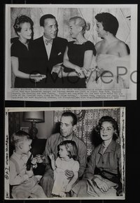 6p1477 HUMPHREY BOGART 7 from 7x8.5 to 8.25x10 news photos 1940s-1950s great images of the star!