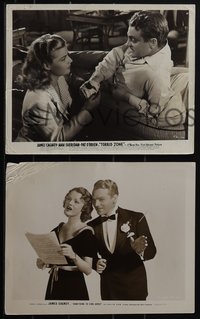 6p1503 JAMES CAGNEY 5 8x10 stills 1930s-1940s cool portrait images of the star, 1 w/ Ann Sheridan!