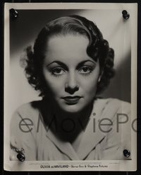 6p1525 OLIVIA DE HAVILLAND 4 from 7.5x9.5 to 8.25x10 stills 1930s portrait images of the star!