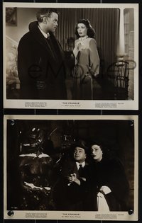 6p1514 STRANGER 5 from 8x10.25 to 8.25x10.25 stills 1946 actor/director Orson Welles, Robinson!