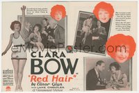 6p1361 RED HAIR herald 1928 gentlemen don't prefer blondes when Clara Bow is around, rare!