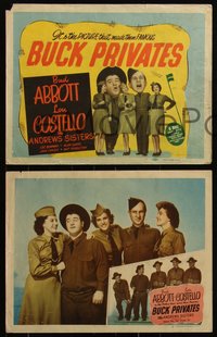 6p0764 BUCK PRIVATES 8 LCs R1948 Bud Abbott & Lou Costello in the picture that made them famous!