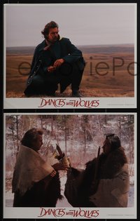 6p0847 DANCES WITH WOLVES 6 LCs 1990 Graham Greene, Kevin Costner & Native American Indians!