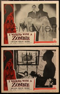 6p0850 I WALKED WITH A ZOMBIE 6 LCs R1956 classic Val Lewton & Jacques Tourneur voodoo horror!