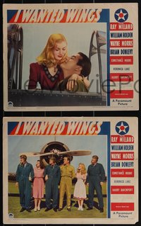 6p0869 I WANTED WINGS 3 LCs 1941 great images of Ray Milland, William Holden & sexy Veronica Lake!