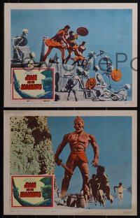 6p0841 JASON & THE ARGONAUTS 7 LCs 1963 Armstrong, great special effects scenes by Ray Harryhausen!