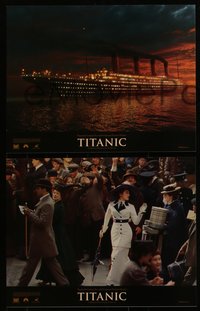 6p0854 TITANIC 6 LCs 1997 Leonardo DiCaprio, Kate Winslet, James Cameron!