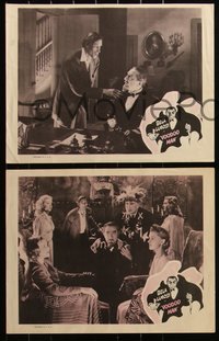 6p0855 VOODOO MAN 6 LCs R1950s spooky Bela Lugosi, John Carradine, George Zucco, black magic horror!