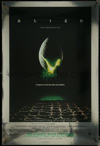 6r0605 ALIEN foil heavy stock 1sh R2003 Ridley Scott sci-fi monster, hatching egg image, 804/5000!