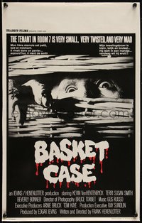 6r0406 BASKET CASE Belgian 1982 he is very small, very twisted & VERY mad, Analysis Films release!