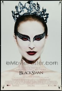 6r0647 BLACK SWAN advance DS 1sh 2010 wonderful image of ballet dancer Natalie Portman!