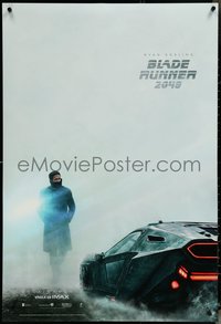 6r0651 BLADE RUNNER 2049 int'l Spanish language teaser DS 1sh 2017 completely different image of Ryan Gosling!