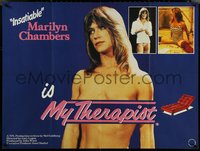 6r0048 MY THERAPIST British quad 1984 incredibly sexy images of Insatiable Marilyn Chambers, rare!