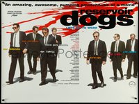 6r0051 RESERVOIR DOGS British quad 1992 Quentin Tarantino, Keitel, Buscemi, Penn, different!