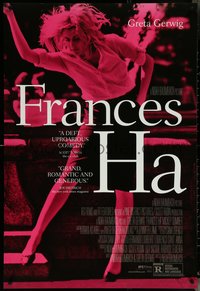 6r0721 FRANCES HA DS 1sh 2012 image of Greta Gerwig in the title role!