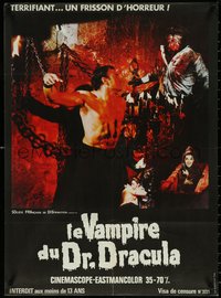 6r0092 FRANKENSTEIN'S BLOODY TERROR French 22x31 1971 Naschy, werewolves & vampires, ultra rare!