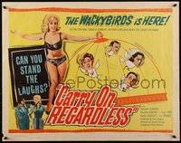 6r0364 CARRY ON REGARDLESS 1/2sh 1963 Sidney James, Kenneth Connor, English comedy!