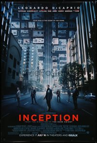 6r0755 INCEPTION advance DS 1sh 2010 Christopher Nolan, Leonardo DiCaprio, Gordon-Levitt!