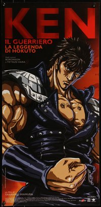 6r0293 FIST OF THE NORTH STAR Italian locandina 2008 Shin Kyuseishu Densetsu Hokuto no Ken, rare!