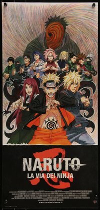 6r0316 ROAD TO NINJA: NARUTO THE MOVIE Italian locandina 2014 Hayato Date's anime cartoon!