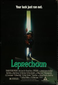 6r0787 LEPRECHAUN 1sh 1993 Warwick Davis, super young Jennifer Aniston, your luck just ran out!