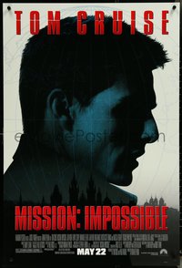 6r0824 MISSION: IMPOSSIBLE advance DS 1sh 1996 Tom Cruise, Jon Voight, Brian De Palma directed!