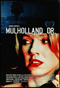 6r0832 MULHOLLAND DR. 1sh 2001 David Lynch, cool close up image of sexy Naomi Watts!