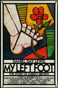6r0834 MY LEFT FOOT 1sh 1989 Daniel Day-Lewis, life, laughter, and the occasional miracle!