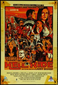 6r0085 HELL RIDE South African 2008 really cool art of motorcycle gang, different Tyler Stout art!