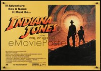 6r0392 INDIANA JONES & THE DIAL OF DESTINY 17x24 special poster 2023 Harrison Ford, Ferguson art!