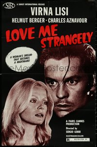 6r0200 LOVE ME STRANGELY 22x34 special poster 1976 sexy Virna Lisi & Helmut Berger, rare!