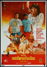 6r0109 PULP FICTION signed #65/99 22x31 Thai art print 2021 by Wiwat, different art of cast!