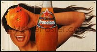 6r0342 SAN PELLEGRINO ARANCIATA 15x28 Italian advertising poster 1990s orange soda!