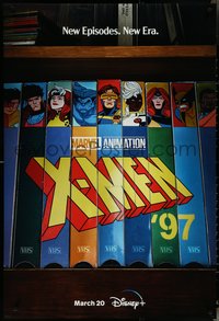 6r0158 X-MEN '97 DS tv poster 2024 Marvel and Disney+, voices of Lenore Zann, Ross Marquand & more!