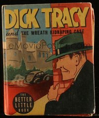 6s0574 DICK TRACY Better Little Book 1945 and The Wreath Kidnaping Case, Chester Gould!