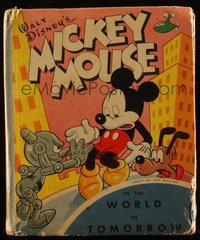 6s0577 MICKEY MOUSE Better Little Book 1948 with robot & Pluto in the World of Tomorrow!