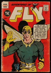 6s0390 ADVENTURES OF THE FLY #3 comic book November 1959 superhero art by Joe Simon, Jack Davis!