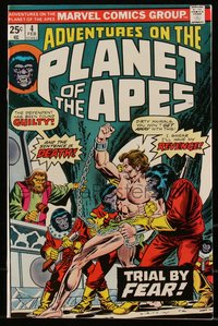 6s0299 ADVENTURES ON THE PLANET OF THE APES #4 comic book February 1976 Gil Kane cover art!