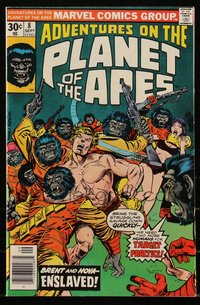 6s0303 ADVENTURES ON THE PLANET OF THE APES #8 comic book September 1976 Gil Kane cover art!