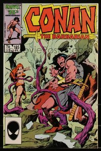 6s0282 CONAN THE BARBARIAN #185 comic book August 1986 art by John Buscema, Ernie Chan!