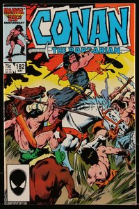 6s0281 CONAN THE BARBARIAN #182 comic book May 1986 John Buscema cover art, Ernie Chan!