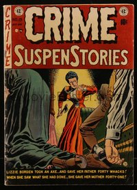 6s0159 CRIME SUSPENSTORIES #13 comic book October 1952 art by Johnny Craig, Al Williamson, Jack Kamen