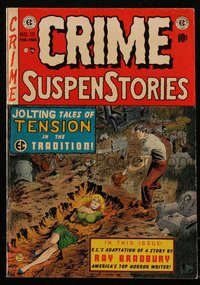 6s0161 CRIME SUSPENSTORIES #15 comic book Feb 1953 Ray Bradbury, art by Craig, Ingels, Evans, Kamen