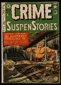 6s0151 CRIME SUSPENSTORIES #5 comic book June 1951 art by Johnny Craig, Jack Davis, Kamen, Ingels!