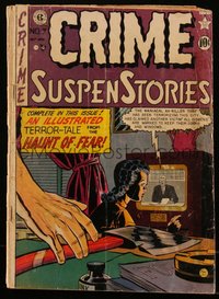 6s0153 CRIME SUSPENSTORIES #7 comic book October 1951 art by Johnny Craig, Jack Davis, Kamen, Ingels!