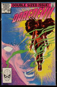 6s0234 DAREDEVIL #190 comic book January 1983 art by Frank Miller & Klaus Janson, Black Widow!