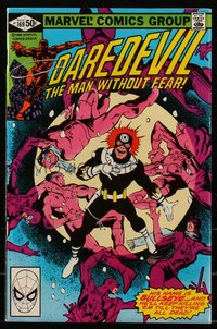 6s0224 DAREDEVIL #169 comic book March 1981 art by Frank Miller & Klaus Janson, Bullseye!