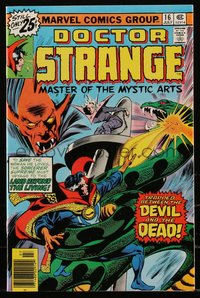6s0247 DOCTOR STRANGE #16 comic book July 1976 cover art by Gene Colan & Tom Palmer, Satan!